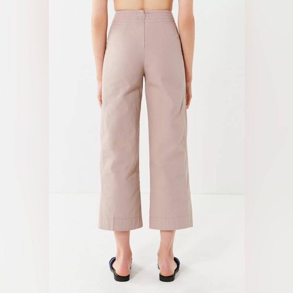 Urban Outfitters Dora High-Rise Wide-Leg Pant Mauve - Picture 4 of 6